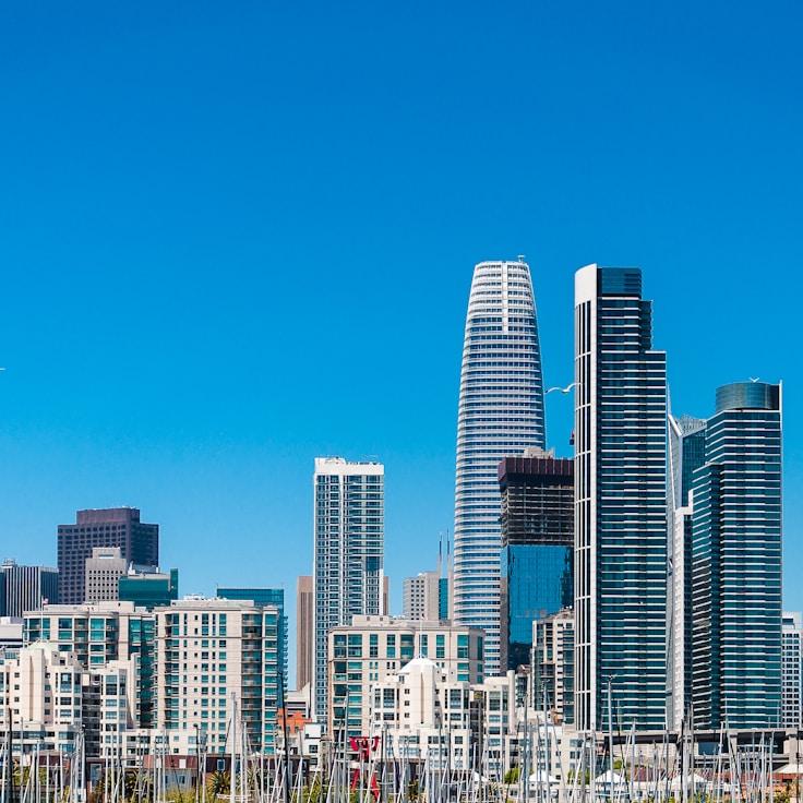 City skyline in Amsterdam, Netherlands